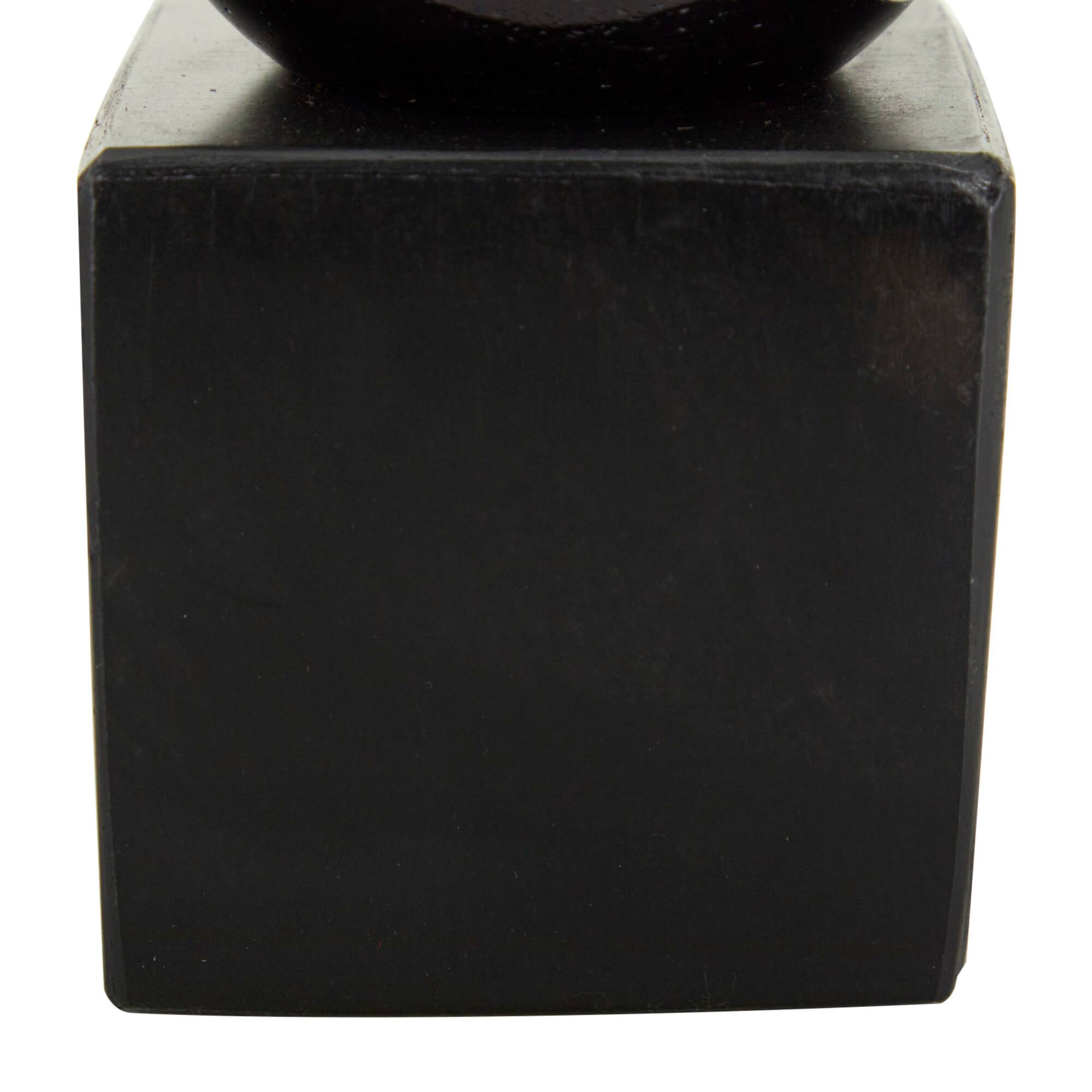 CosmoLiving by Cosmopolitan 7" Marble Orb Bookend Set